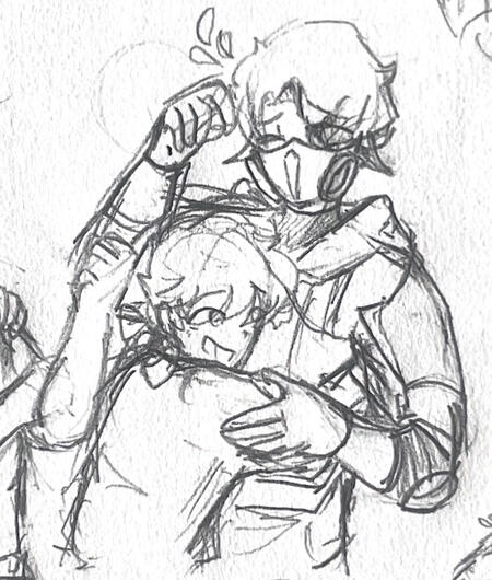 C!Hotelduo sketch of mine from awhile ago- I miss them dearly